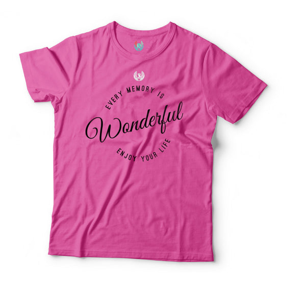 Every Memory Is Wonderful In Pink